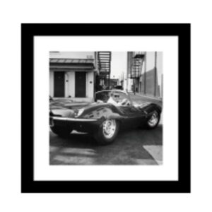 Glass picture w/frame Steve Mcqueen no.2 60 cm x 60cm