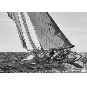 Glass picture sailboat 90cm x 150cm