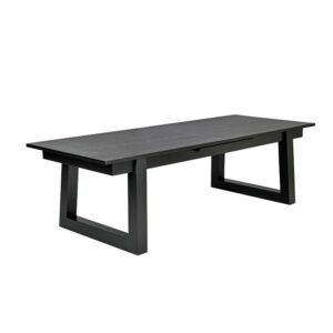 Spisebord Haag sort heltre eik B: 260, D:100, H:75+1 x 70cm