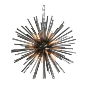 Taklampe Star Ø75 smoke grey glass