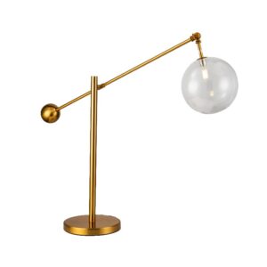 Bordlampe McAllan B80cm D20cm H65-110cm gold