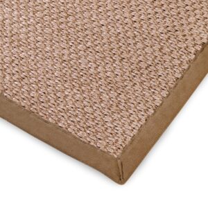 Sisal teppe beige 200x300cm med kanting