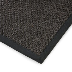 Sisal teppe black 200x300cm med kanting