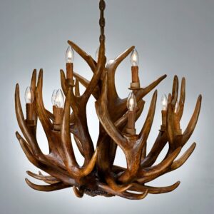 Chandelier deer large / Lysekrone hjort stor 80×65