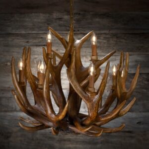 Chandelier deer large / Lysekrone hjort stor 80×65