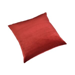 Pute 55cm x 55cm Velour Burgundy Inkl. Dun/fjær innmat