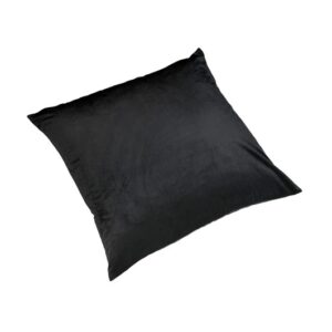 Pute 55cm x 55cm Velour Black Inkl. Dun/fjær innmat