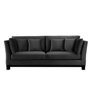 Sofa York B230 H78 D95 Velour Black
