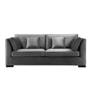 Sofa Manhattan B227 H80 D93 Velour Dark Grey