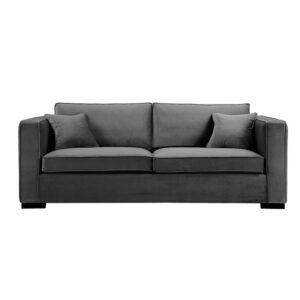 Sofa Boston B233 D97 H77 Velour Dark Grey