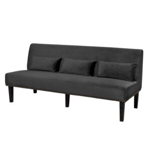 Spisestue sofa Milwaukee B202 D82 H88 Velour Black