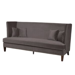 Spisestue sofa Denver B230 D83 H110 Velour Dark grey