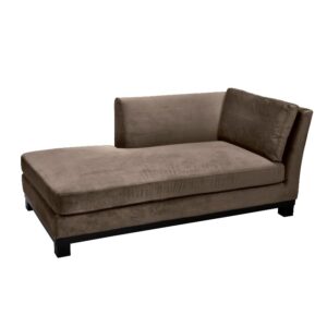 Chaise lounge Melbourne Right B185 D93 H78 velour Mole