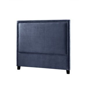 Homefactory – Madrid B180 med nagler velour Petroleums Blue