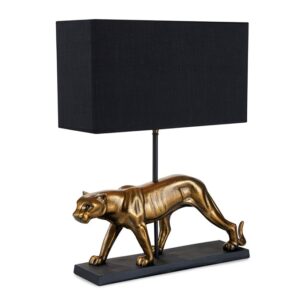 Bordlampe Panter 51x14x33cm Brass